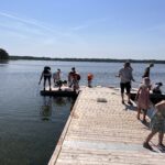 Håva vid bryggan